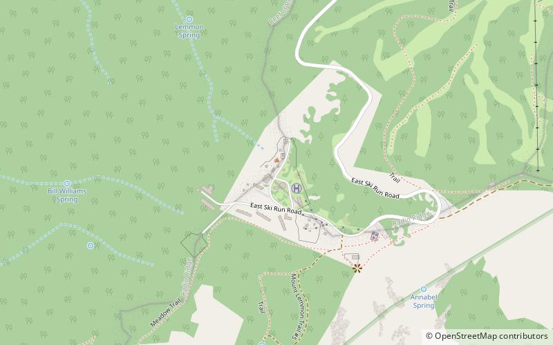 Mount-Lemmon-Observatorium location map