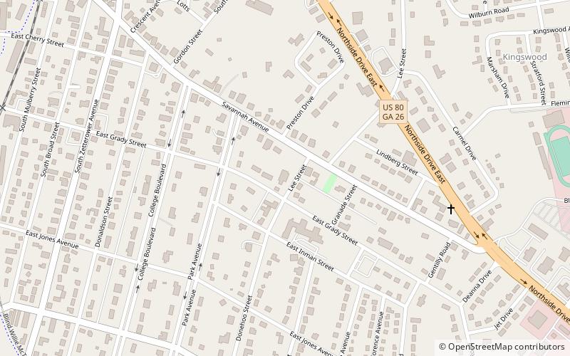Donehoo-Brannen House location map