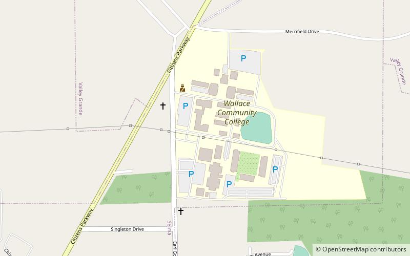 Wallace Community College Selma location map