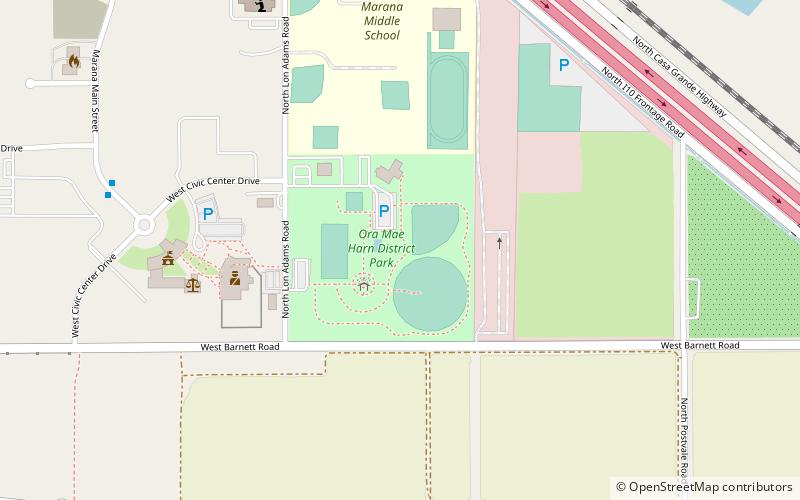 Ora Mae Harn Park location map