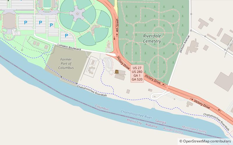 National Civil War Naval Museum location map