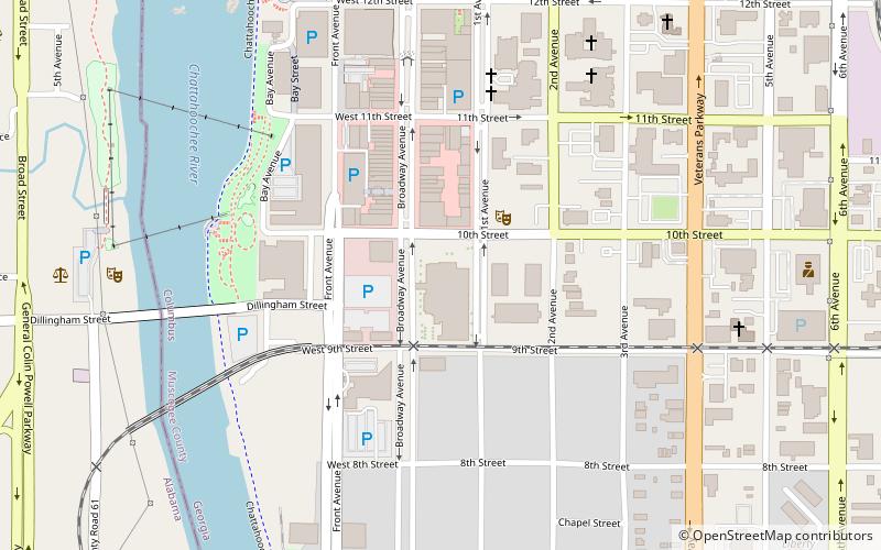 RiverCenter for the Performing Arts location map