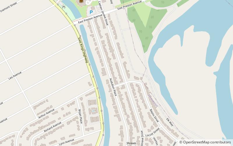 Shreve City location map