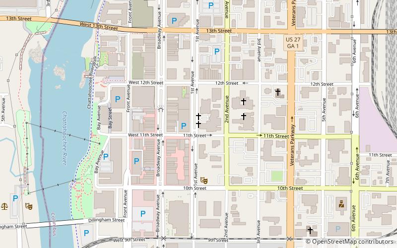 First Presbyterian Church location map