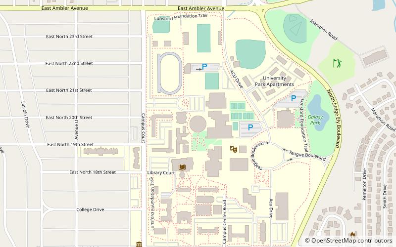 Moody Coliseum location map