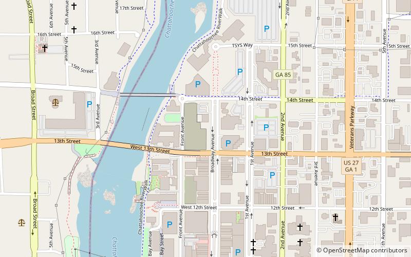 Broad Street Methodist Episcopal Church South location map