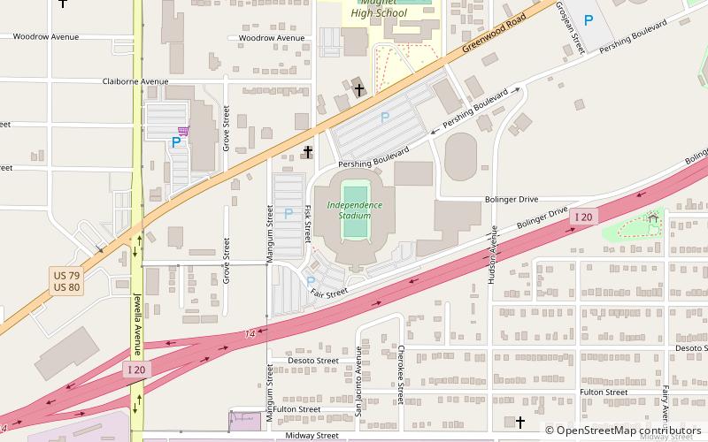 Independence Stadium location map