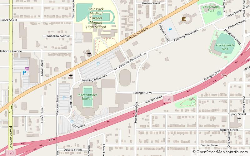Hirsch Memorial Coliseum location map