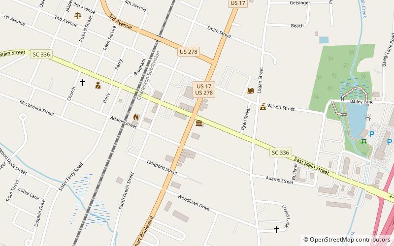 Sinclair Service Station location map