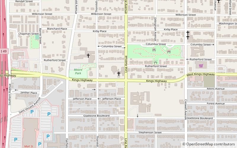 Kings Highway Christian Church location map