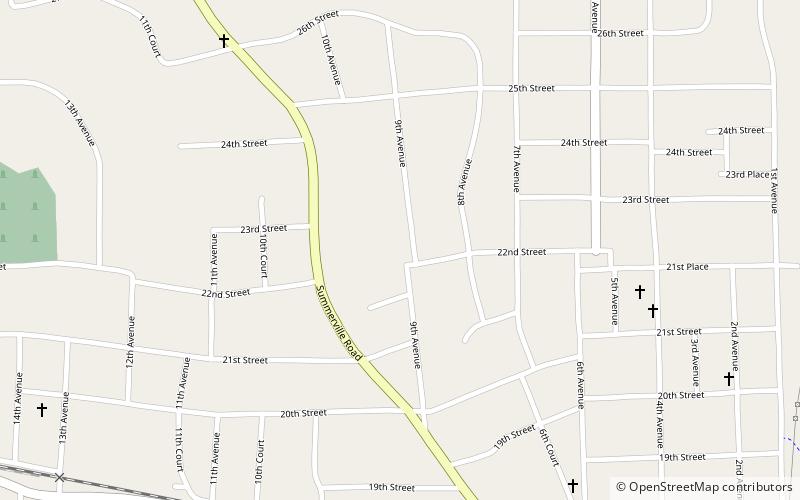 Floyd-Newsome House location map