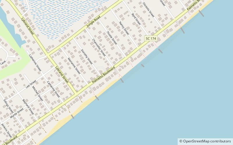 Edisto Oasis location map