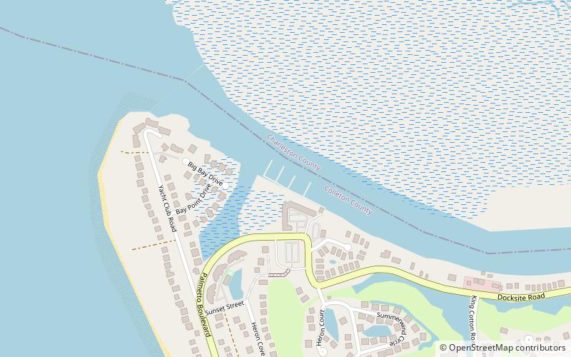 Edisto Marina location map