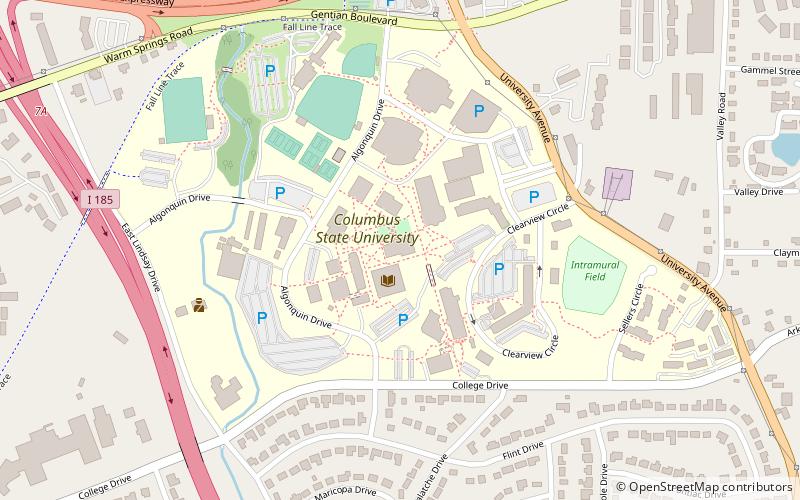 Columbus State University location map