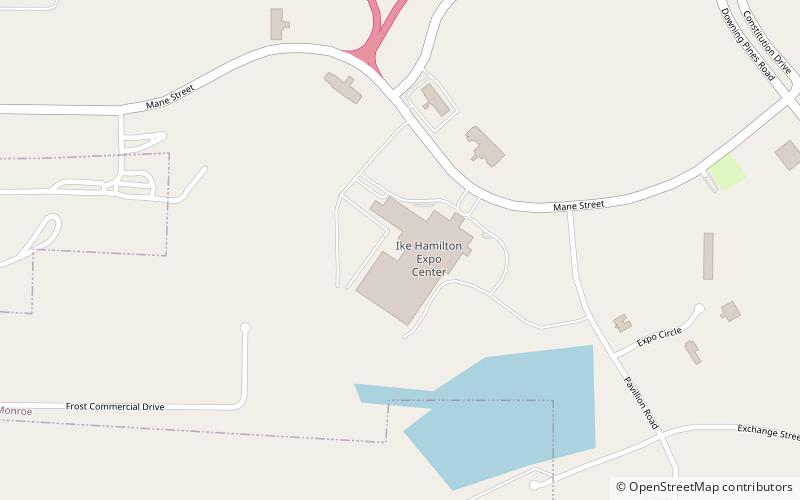 Ike Hamilton Expo Center location map