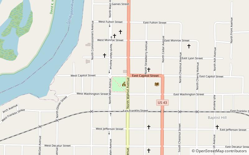 U.S. Post Office Demopolis location map