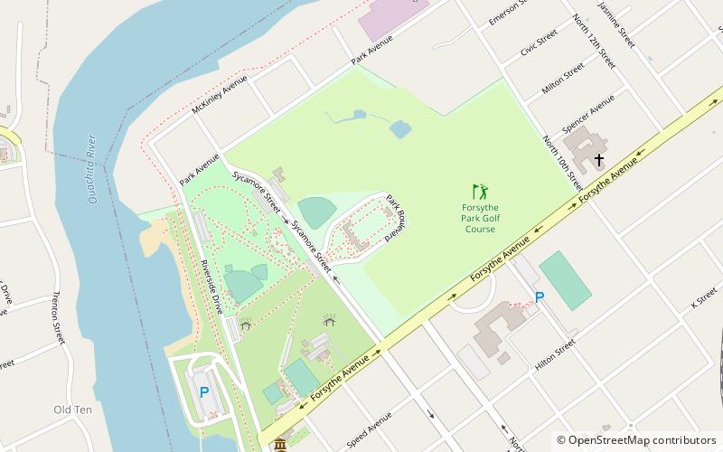 forsythe park monroe location map