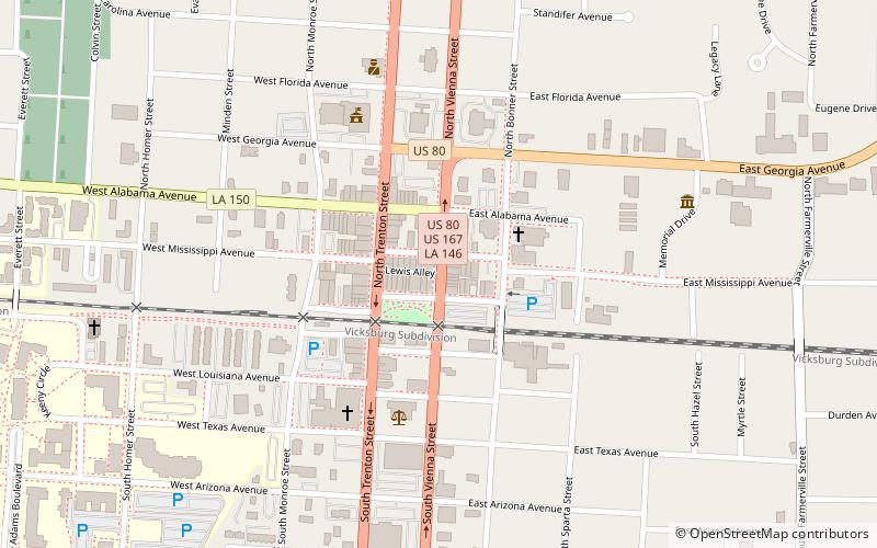 Dixie Center for the Arts location map