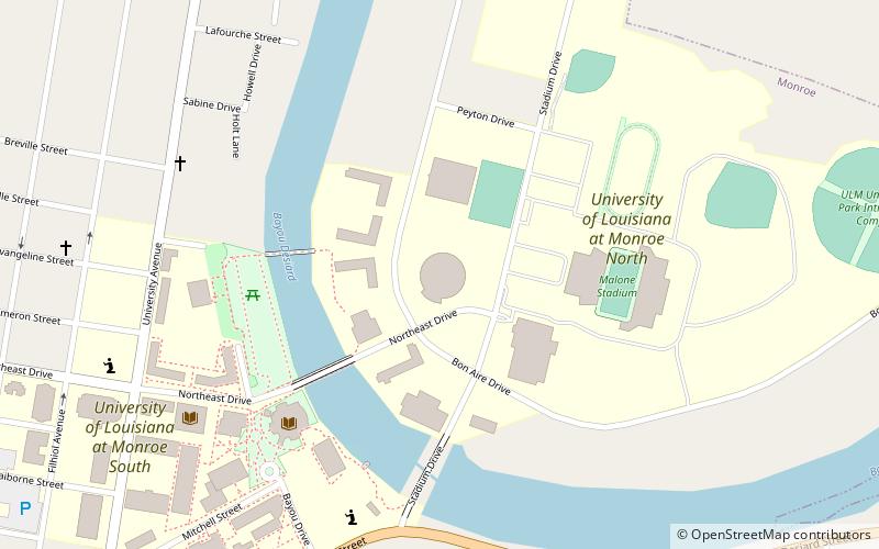 Fant–Ewing Coliseum location map