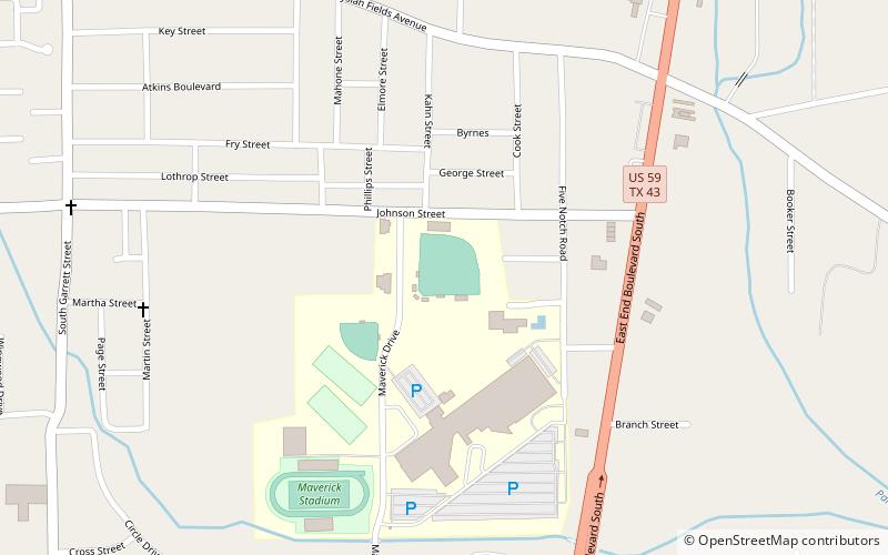 maverick field marshall location map