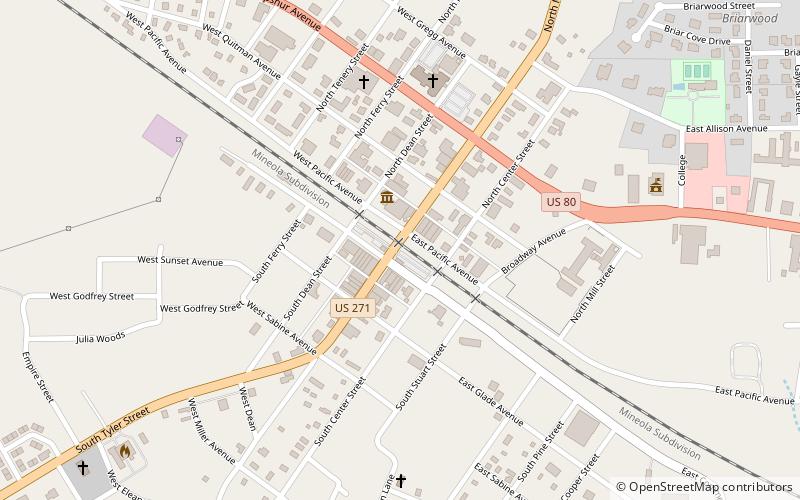 Gladewater location map