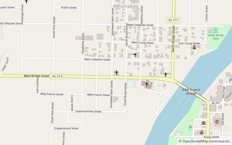 First Baptist Church of Wetumpka location map