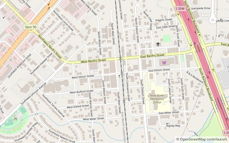 Burleson location map