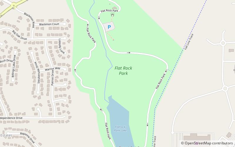 flat rock park columbus location map