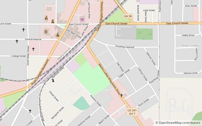 Peach Public Libraries location map