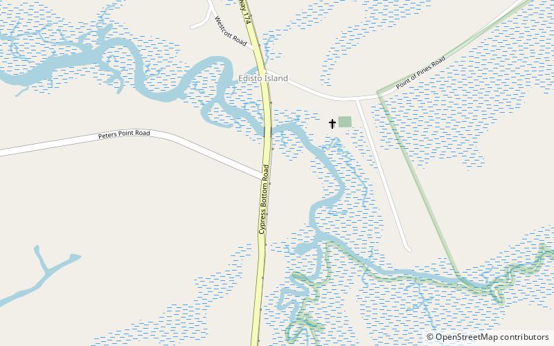 Edisto Island Serpentarium location map