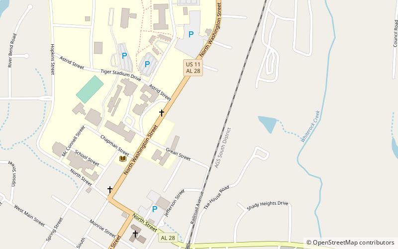 Lakewood location map
