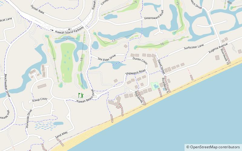 Kiawah Golf Rentals location map