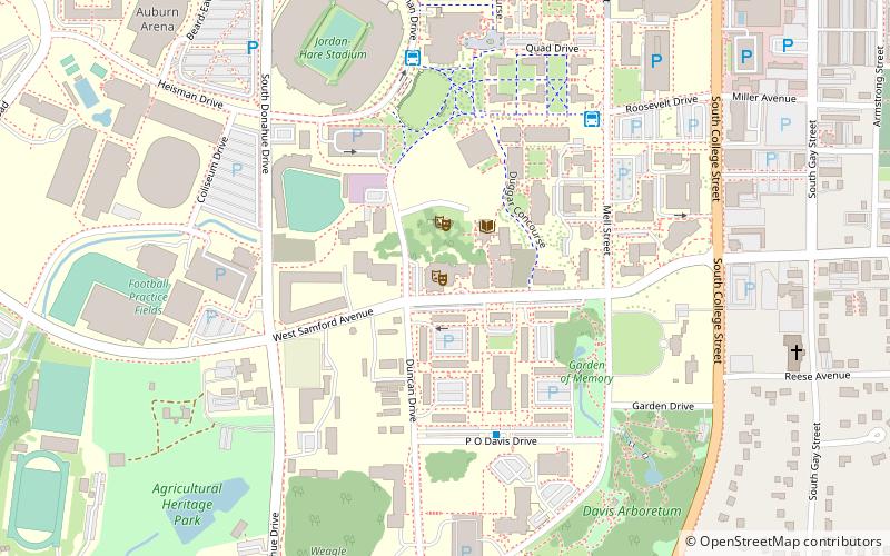 Telfair Peet Theatre location map