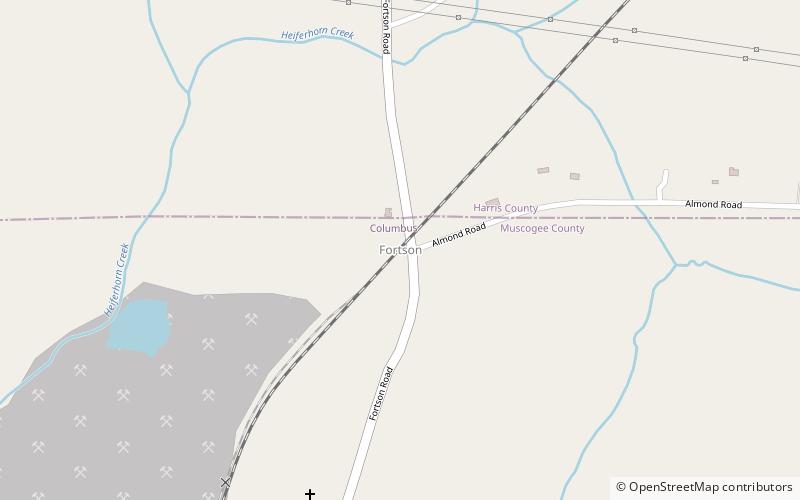 Fortson location map
