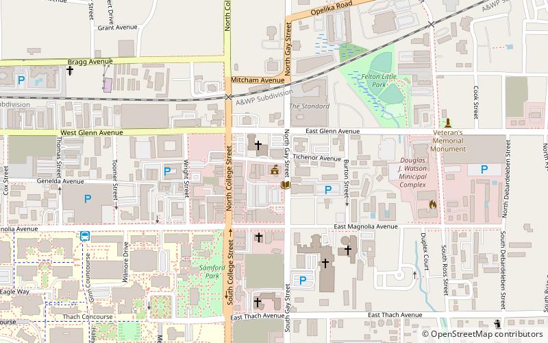 Auburn City Hall location map