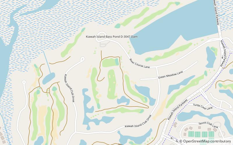Kiawah Island Golf Resort location map