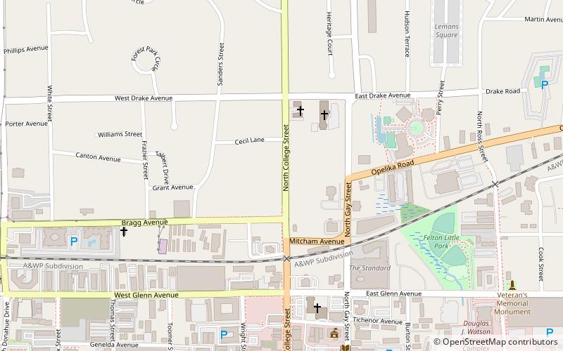 old main and church street historic district auburn location map