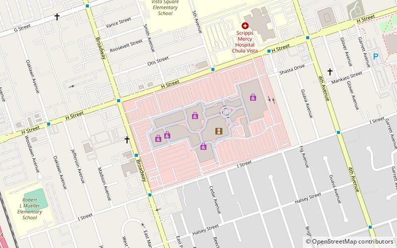 Chula Vista Center location map