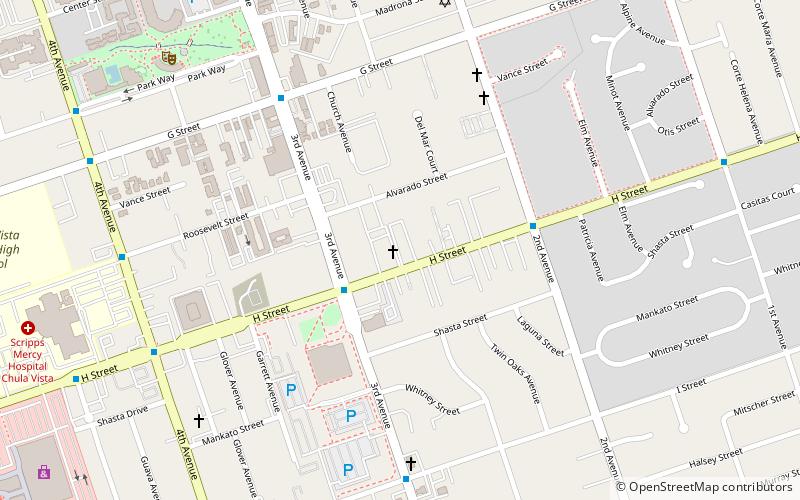 Diocèse de San Diego location map