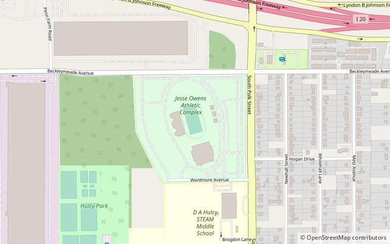 John Kincaide Stadium location map