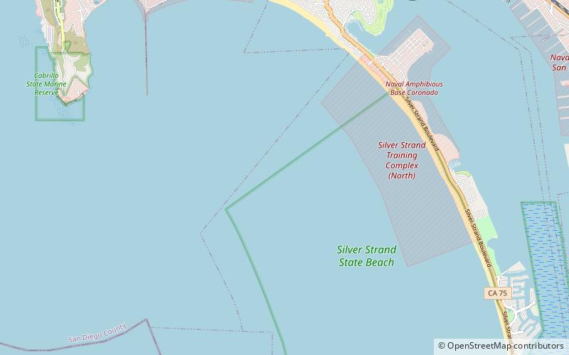 Baie de San Diego location map