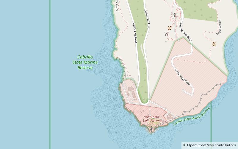 cabrillo state marine reserve san diego location map