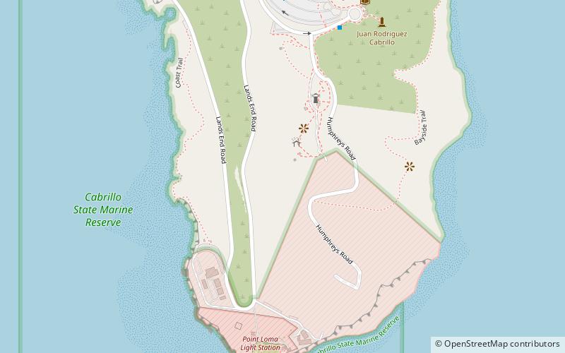 fort guijarros san diego location map