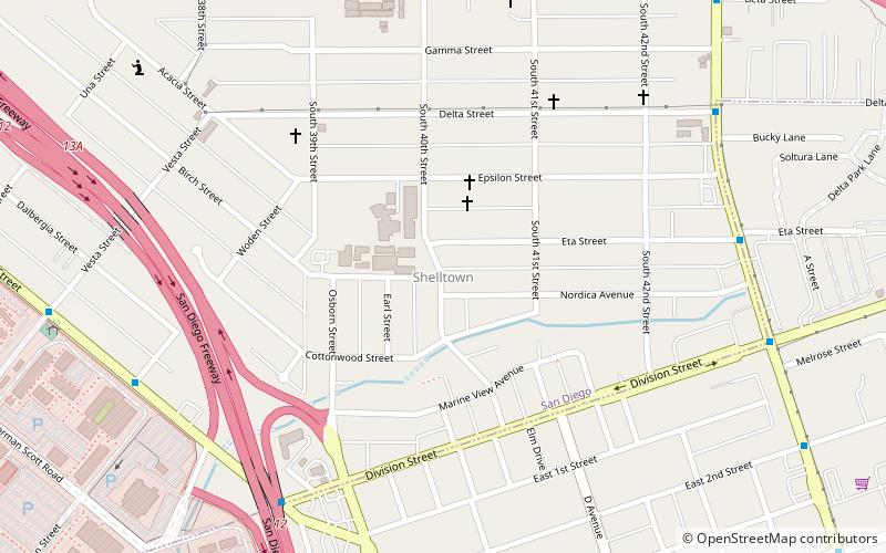 Shelltown location map