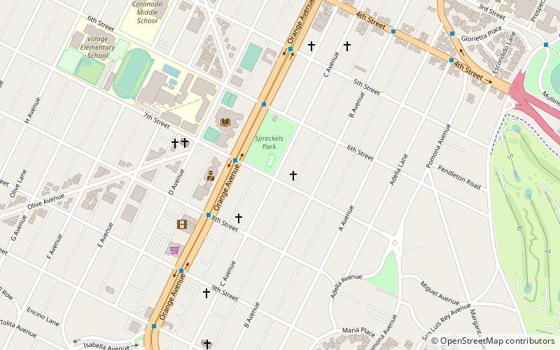 Sacred Heart Catholic Church location map