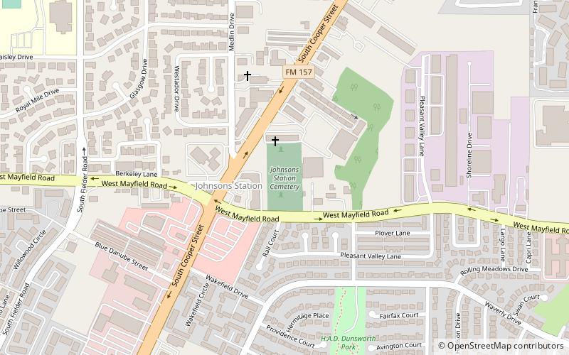 johnsons station arlington location map