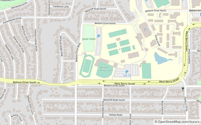 Lupton Stadium location map