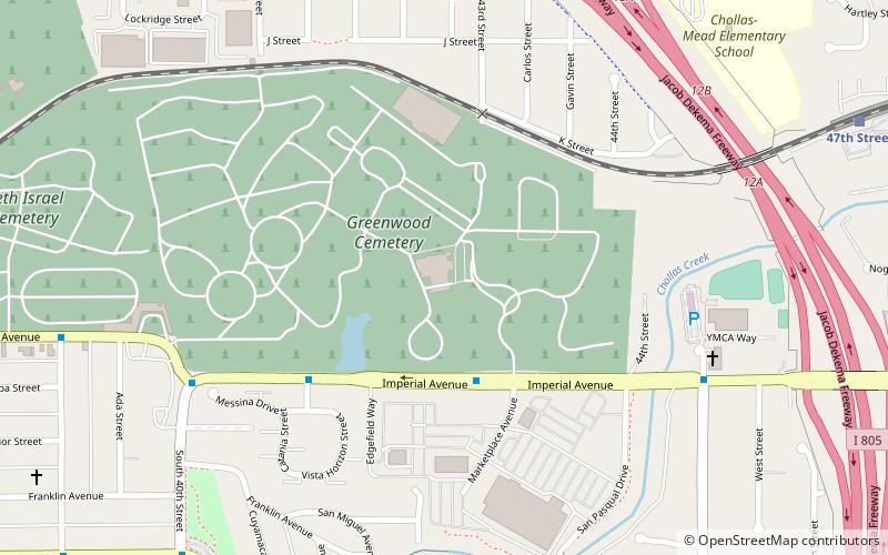 Greenwood Memorial Park location map