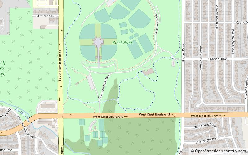 kiest park dallas location map
