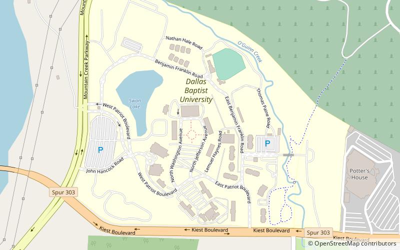 dallas baptist university location map